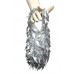 Evening Bag - Sequined & Beaded – Silver – BG-22437SV